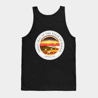 Kansas Coat of Arms Tank Top